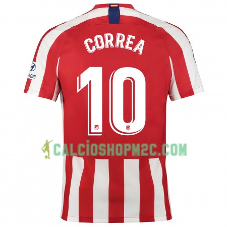 Atlético Madrid CORREA 10 Maglia Prima 2019/2020 Manica Corta